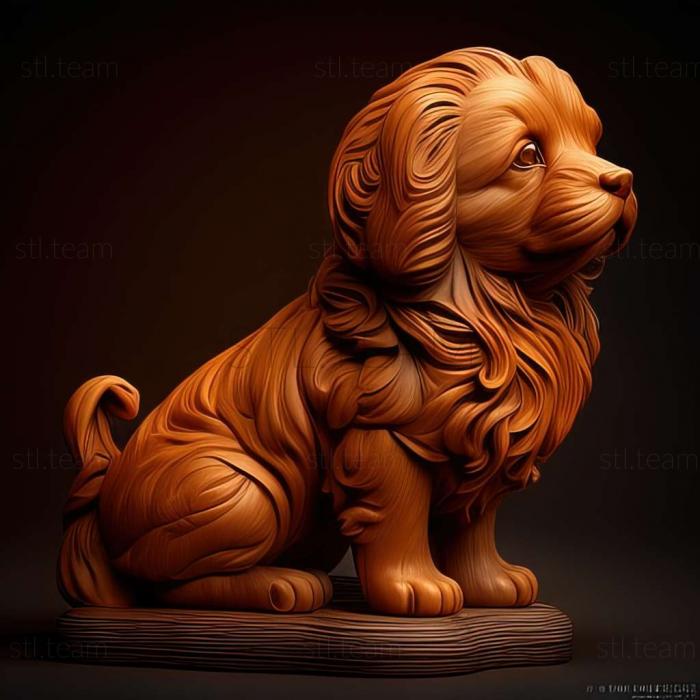 3D модель Маленькая львиная собака (STL)
